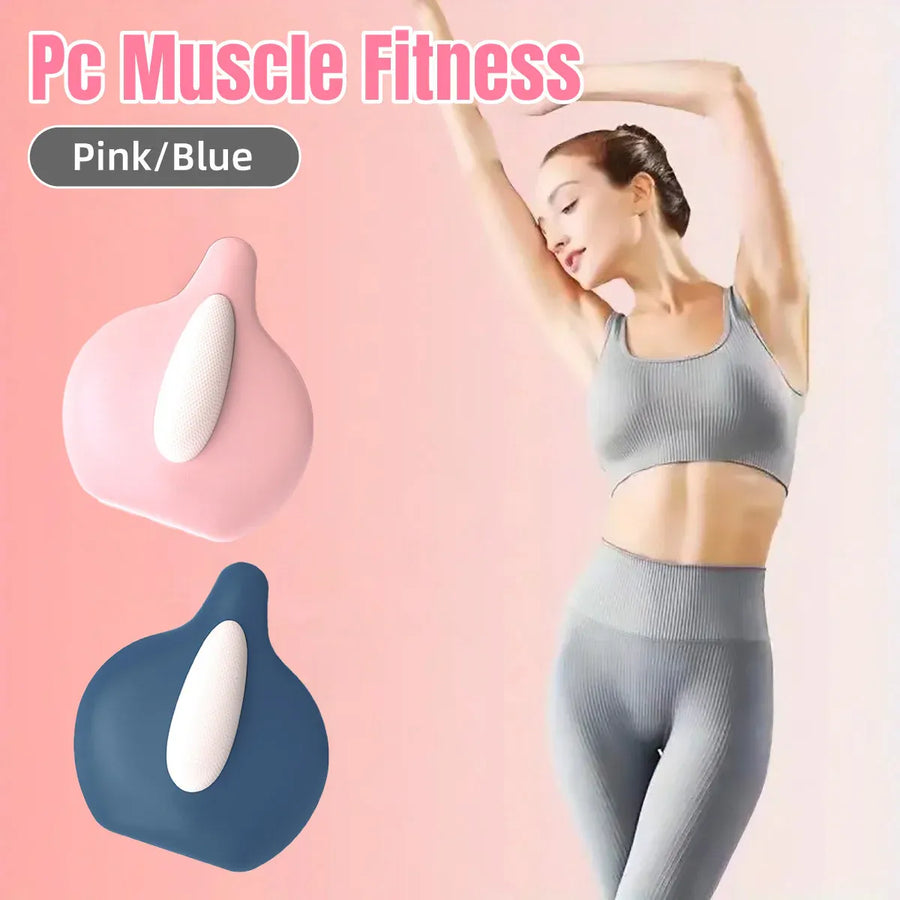 Hip and Inner Thigh Squeeze Trainer Compact Fitness Tool for Home Workouts - Blue