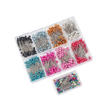 9Boxs Multicolor Pearl Head Pins Sewing Craft Needles for Cross Stitch Quilting - Extra Image