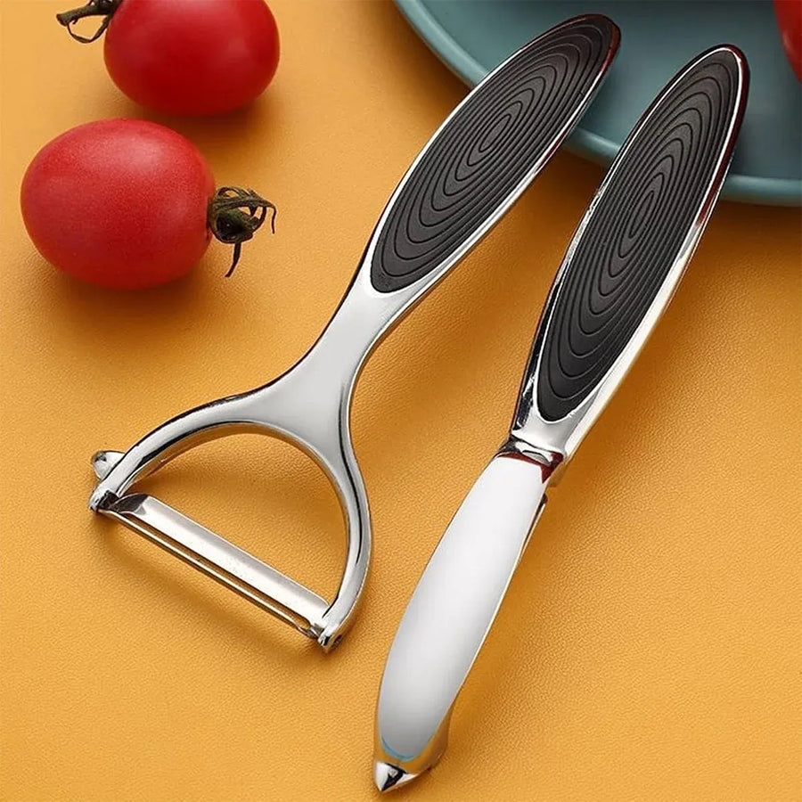 2PCS Stainless Steel Peeler Knife for Fruit Vegetable Peeling Kitchen Tools