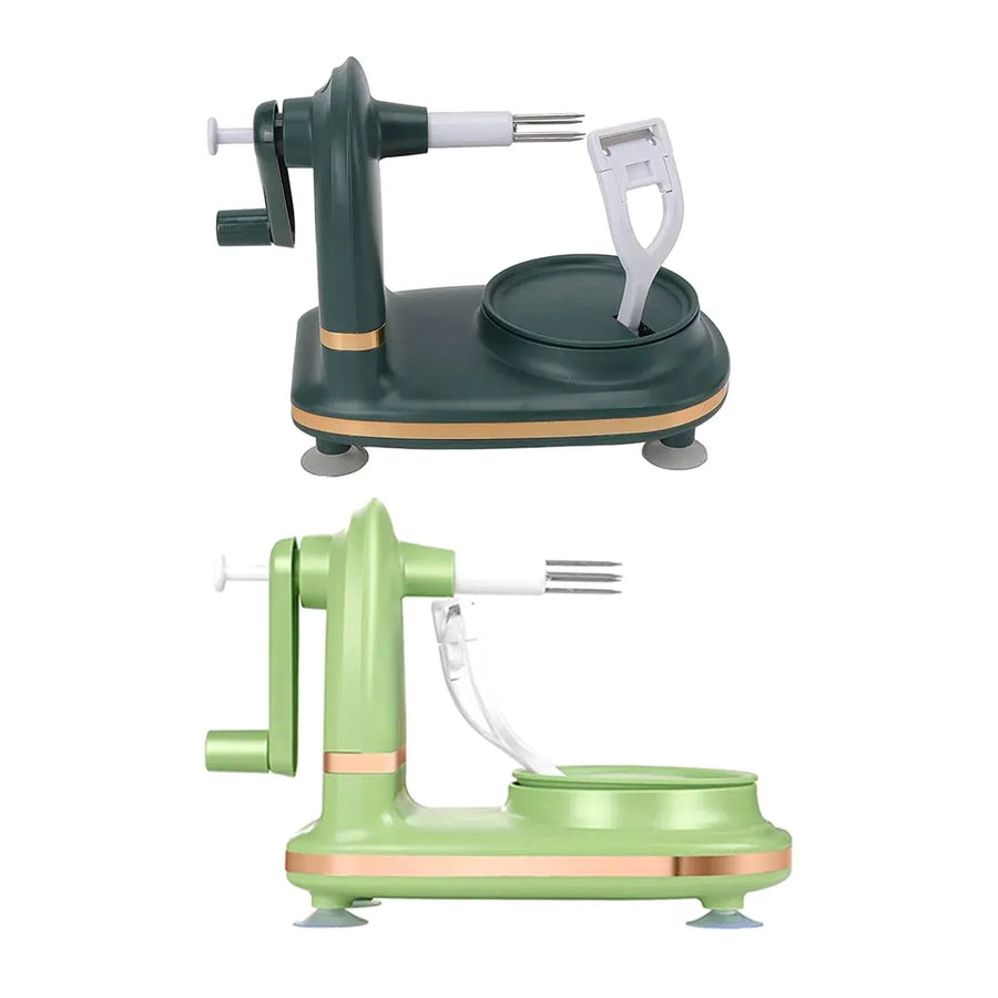 Hand Cranked Fruit Peeling Machine for Home Kitchen Apple Potato Peeling Tool - Dark Green