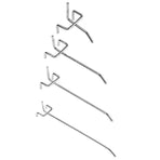 50X Pegboard Hooks Metal Panel Valcano Peg Board Hook Steel 50 100 150 200 Mm - 10CM