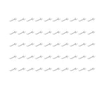 50X Pegboard Hooks Metal Panel Valcano Peg Board Hook Steel 50 100 150 200 Mm - 10CM