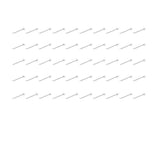 50X Pegboard Hooks Metal Panel Valcano Peg Board Hook Steel 50 100 150 200 Mm - 10CM - Low Angle