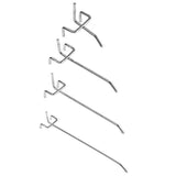 50X Pegboard Hooks Metal Panel Valcano Peg Board Hook Steel 50 100 150 200 Mm - 15CM