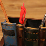 European Retro Pen Holder Creative Desktop Storage Box Office Decorations Gift - Close-Up Angle