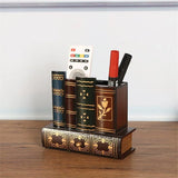 European Retro Pen Holder Creative Desktop Storage Box Office Decorations Gift - Low Angle