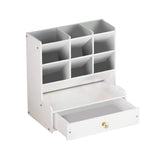 Office Desk Organizer Storage Drawer Pen Pencil Holder DIY Case Storage Rack - Front View