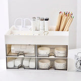 Large Capacity Pen Storage Box Desktop Organizer Multi-functional Stationery Box - Close-Up Angle