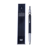 2mm HB Lead Holder Pen Automatic Mechanical Drafting Drawing Pencil Art Tool - Blue(1PCS)+Black(1PCS) - Low Angle