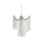 Halloween Ghost Hanging Decoration Handwoven Cotton for Home Party Yard Porch