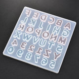 Alphabet Number Silicone Pendant Mold Necklace Jewelry Resin Mould Casting Craft