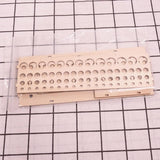 Wooden Pen Holder Storage Organizer Shelf for Desk Office Stationery Supplies - Rear View