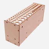 Wooden Pen Holder Storage Organizer Shelf for Desk Office Stationery Supplies - Extra Image