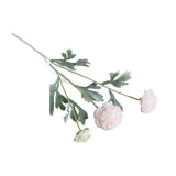 5pcs Artificial Peony Silk Flowers Bouquet Decor Faux Floral Arrangements - Champagne - Extra Image
