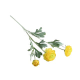5pcs Artificial Peony Silk Flowers Bouquet Decor Faux Floral Arrangements - Champagne - Extra Image
