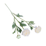 5pcs Artificial Peony Silk Flowers Bouquet Decor Faux Floral Arrangements - Purple Red - Extra Image