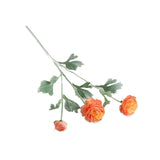 5pcs Artificial Peony Silk Flowers Bouquet Decor Faux Floral Arrangements - Purple Red - Extra Image