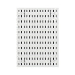Clip-On Vertical Hole Board Desktop Organizer Punch-Free Office Partition Shelf - White