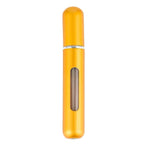 Portable Perfume Atomizer Spray Bottle 8ml Refillable Scent Pump for Travel Use - Gold