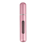 Portable Perfume Atomizer Spray Bottle 8ml Refillable Scent Pump for Travel Use - Matte Pink