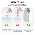 Portable Perfume Atomizer Spray Bottle 8ml Refillable Scent Pump for Travel Use - Matte Red