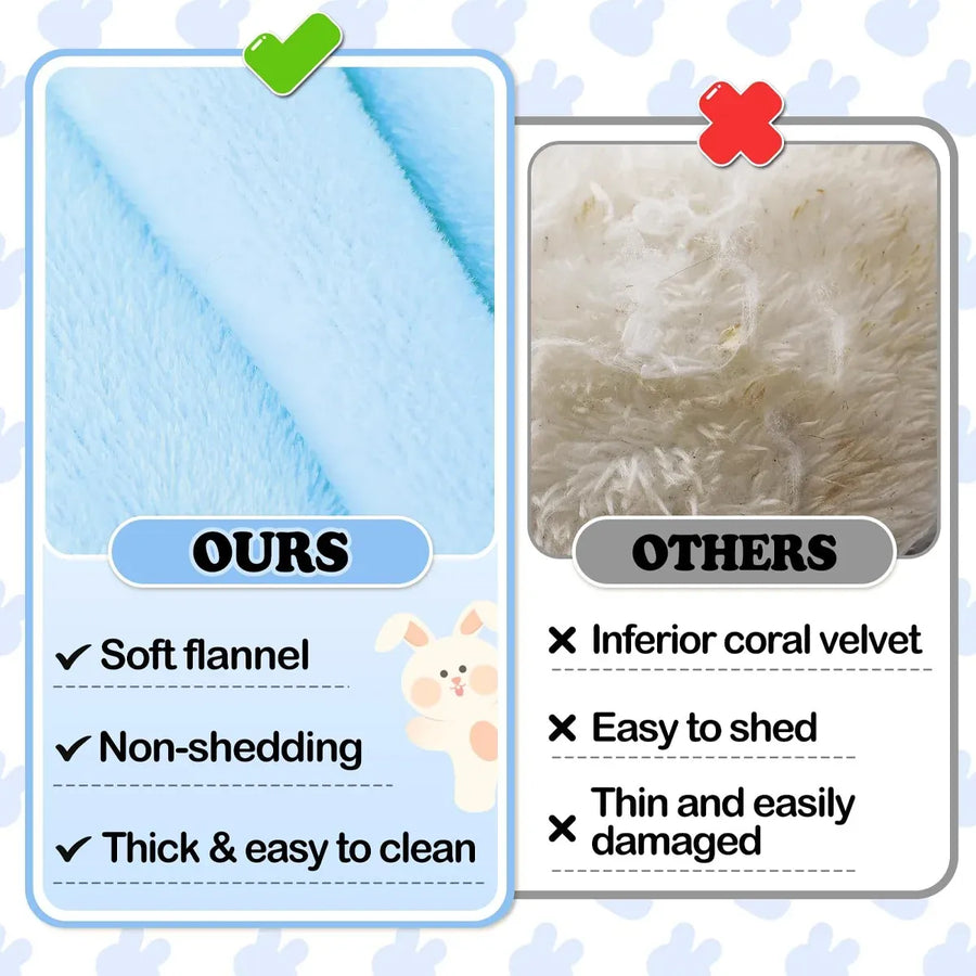 Small Animal Bed Cushion Plush Sleeping Mat for Pet Carrier Cage Nest Hamster - Brown