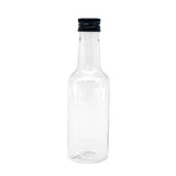 24PCS Small Plastic Wine Bottle Beverage Juice Container Reusable Clear Bottle - 50ML - Close-Up Angle