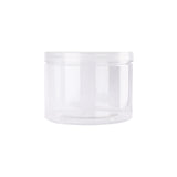 Wide Mouth Plastic Food Bottles 50pcs Transparent Sealed Storage Tanks Container - 8.5cm x 20cm - Rear View