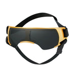 Pet Dog Sunglasses Goggles UV Eye Shield for Small Dogs Outdoor Travel Sunshade - Gold