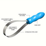 1 Dual-Sided Pet Grooming Tool, Blue