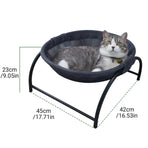 Hanging Bed Pet Litter Basket Cozy Cat Hammock Durable Comfortable Sleeping Spot - Black