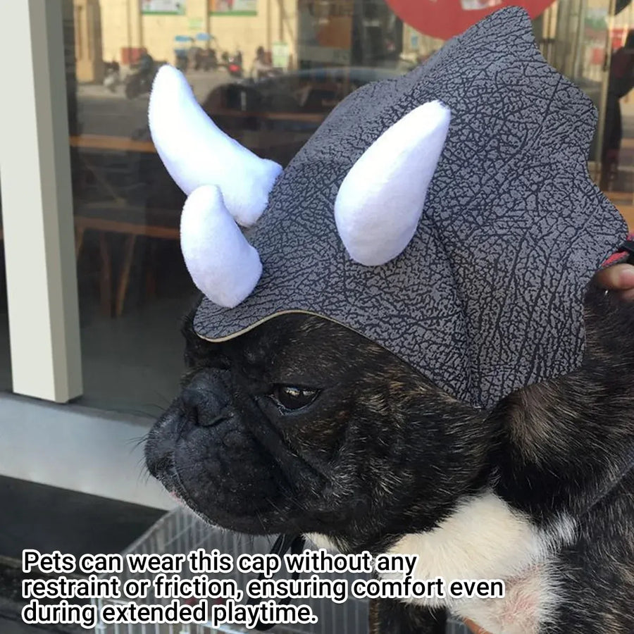 Pet Dinosaur Hat Costume Cute Animal Costume Headwear Durable Soft Comfortable