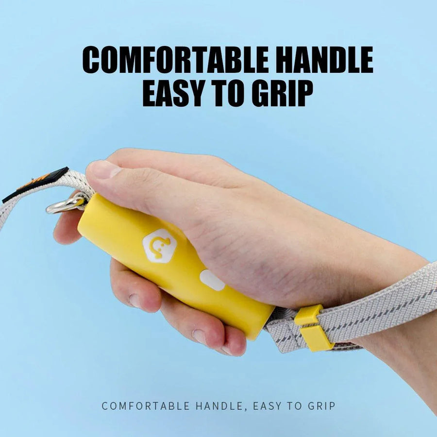 Nylon Leash for Small Medium Dogs Durable Adjustable Walking Lead Strap - Yellow