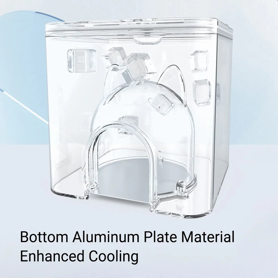 Small Pet Cooling Nest Hamster Ice House Summer Heat Relief Shelter Accessory