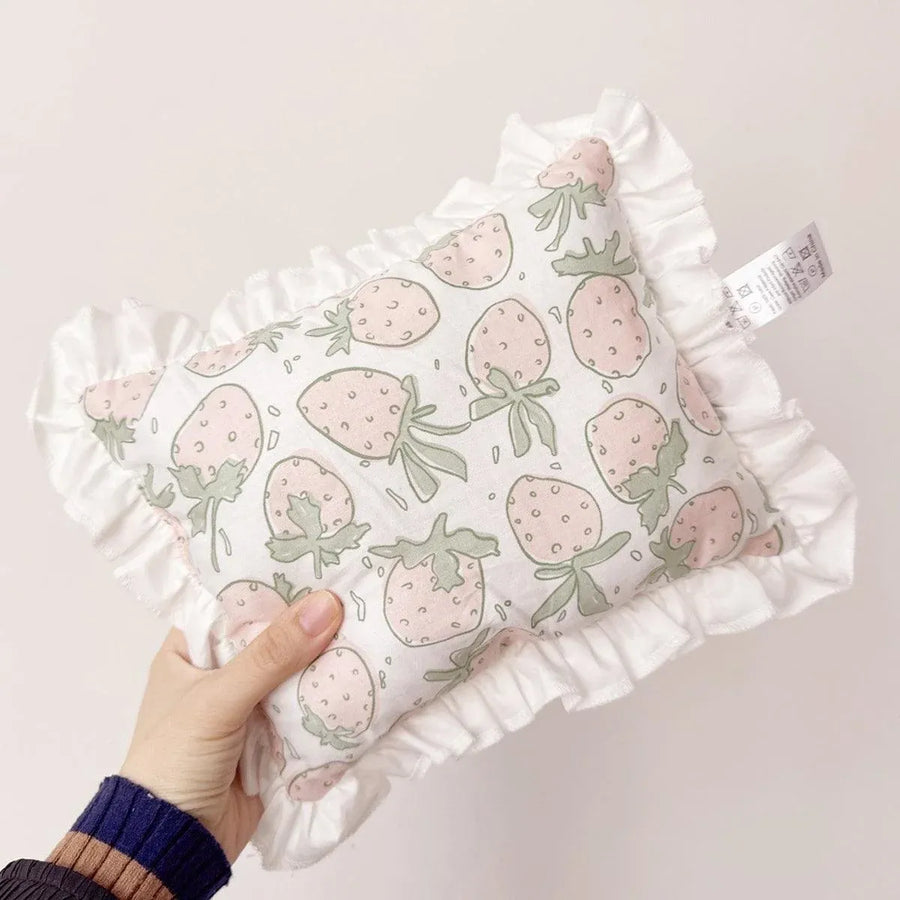 Lace Cat Pillow Soft Pet Cushion for Sleeping Comfortable Kitty Bed Cushion - White Moon