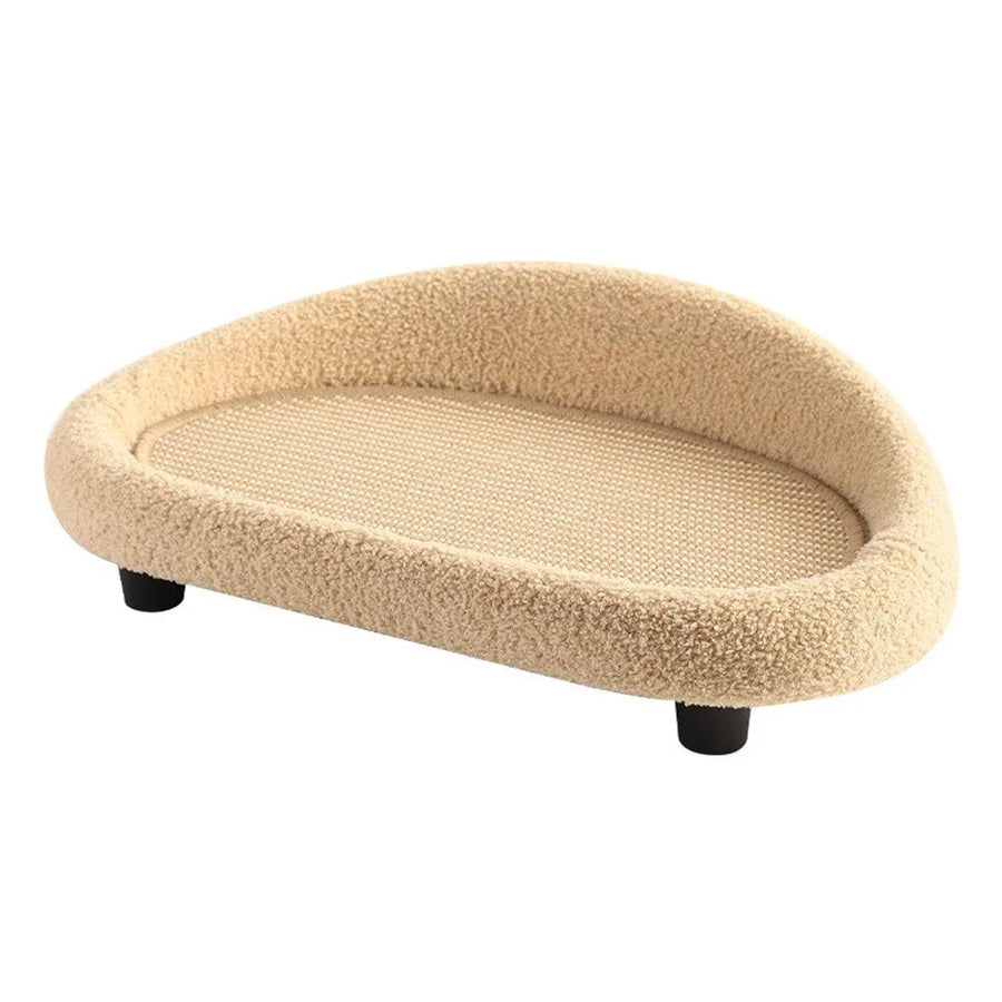 Large Cat Scratching Board Sofa Scratch Resistant Nest for Cats and Kittens - Brown