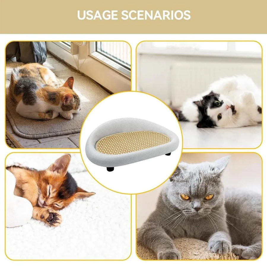 Large Cat Scratching Board Sofa Scratch Resistant Nest for Cats and Kittens - Brown