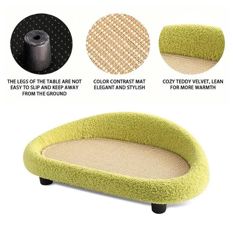 Large Cat Scratching Board Sofa Scratch Resistant Nest for Cats and Kittens - Brown