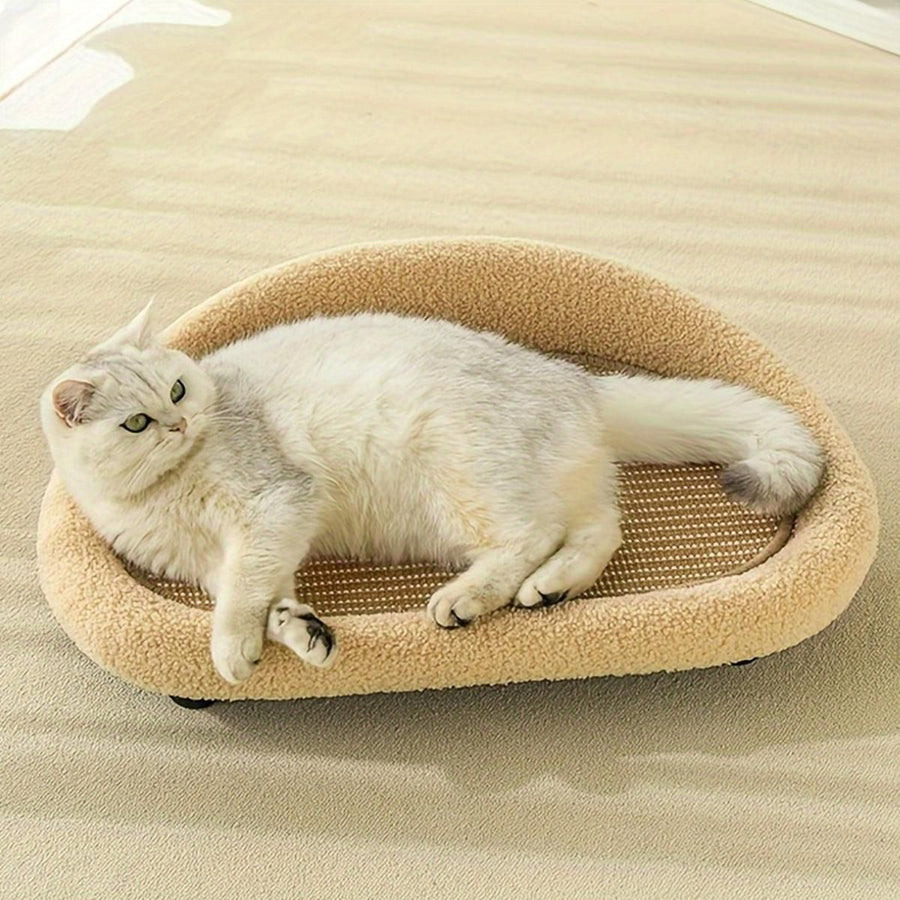 Large Cat Scratching Board Sofa Scratch Resistant Nest for Cats and Kittens - Brown