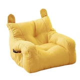 Small Sofa Chair Couch for Living Room Family Pet Furniture Comfortable Seat - White - Rear View