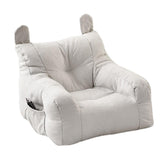 Small Sofa Chair Couch for Living Room Family Pet Furniture Comfortable Seat - White - Close-Up Angle