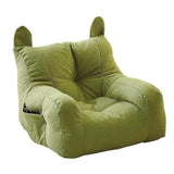 Small Sofa Chair Couch for Living Room Family Pet Furniture Comfortable Seat - White - Low Angle