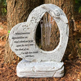 Wind Chime Pet Memorial Headstone Outdoor Garden Decoration for Remembrance - Extra Image