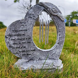 Wind Chime Pet Memorial Headstone Outdoor Garden Decoration for Remembrance - Extra Image