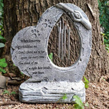 Wind Chime Pet Memorial Headstone Outdoor Garden Decoration for Remembrance - Extra Image
