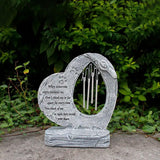 Wind Chime Pet Memorial Headstone Outdoor Garden Decoration for Remembrance - Extra Image