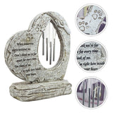 Wind Chime Pet Memorial Headstone Outdoor Garden Decoration for Remembrance