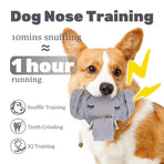 Dog Sniffing Toy Elephant Shaped Interactive Food Hiding Sound Toy for Dogs