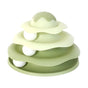 Funny Cat Toy Pet Toys Plastic Tower Interactive Track Ball Playing Game 3 Level - Green