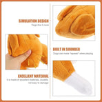 Plush Roast Chicken Dog Toy Squeaky Sound Stuffed Interactive Pet Plaything